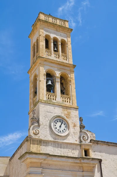 Torre del reloj. Specchia. Puglia. Italia . —  Fotos de Stock