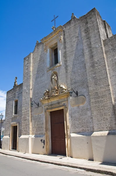 Kostel antonio. Specchia. Puglia. Itálie. — Stock fotografie