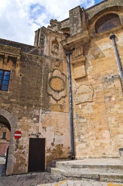 Madre iglesia. Specchia. Puglia. Italia . —  Fotos de Stock