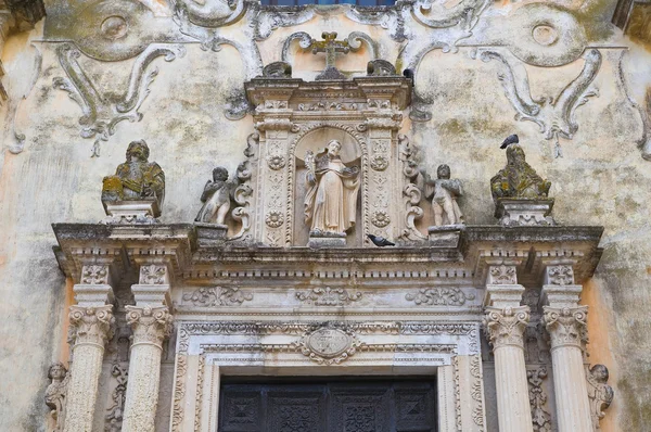 Kostel svatého domenico. Tricase. Puglia. Itálie. — Stock fotografie