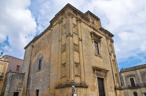 Szent michele arcangelo-templom. Tricase. Puglia. Olaszország. — Stock Fotó