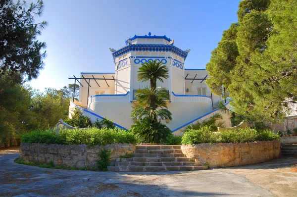 Villa Episcopo. Santa Maria di Leuca. Puglia. Italy. — Stock Photo, Image