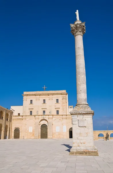 Heiligdom van santa maria di leuca. Puglia. Italië. — Stockfoto