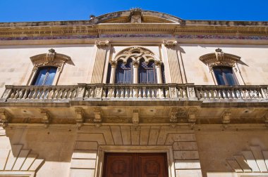 Alberti Sarayı. Presicce. Puglia. İtalya.