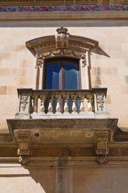 Alberti Sarayı. Presicce. Puglia. İtalya.