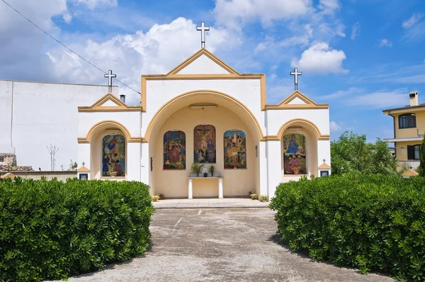 Edikulovým votivní. Specchia. Puglia. Itálie. — Stock fotografie