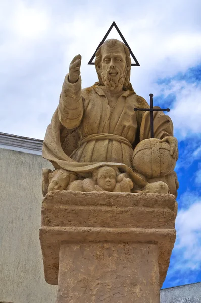 Statuia parintelui Eterno. Presicce. Puglia. Italia . — Fotografie, imagine de stoc
