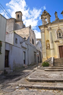 ss. cosma e damiano sığınak. Ugento. Puglia. İtalya.
