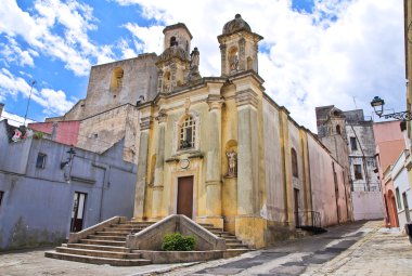ss. cosma e damiano sığınak. Ugento. Puglia. İtalya.