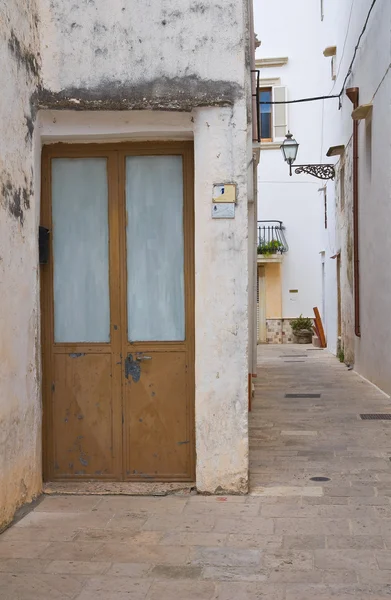 Alleyway. Ugento. Puglia. Italy. — Stock Photo, Image