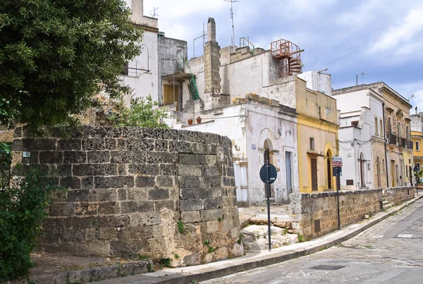 Para o beco. Ugento. Puglia. Itália . — Fotografia de Stock