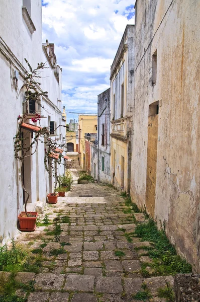 Alleyway. Ugento. Puglia. Italy. — Stock Photo, Image