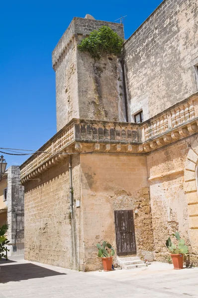 Slottet i felline. Puglia. Italien. — Stockfoto