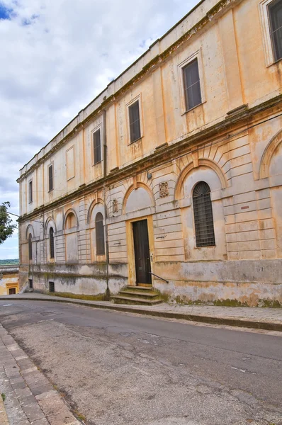 Palacio del seminario. Ugento. Puglia. Italia . —  Fotos de Stock