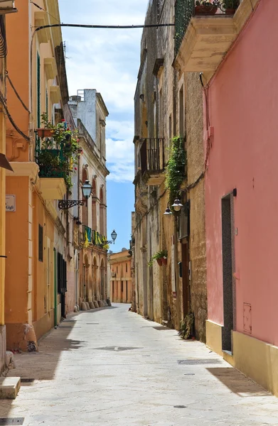 Gasse. ugento. Apulien. Italien. — Stockfoto