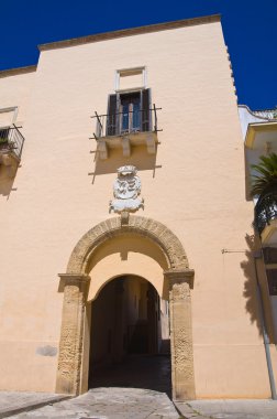 Ducal Sarayı. Taurisano. Puglia. İtalya.