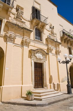 Aziz nicola Kilisesi. Taurisano. Puglia. İtalya.