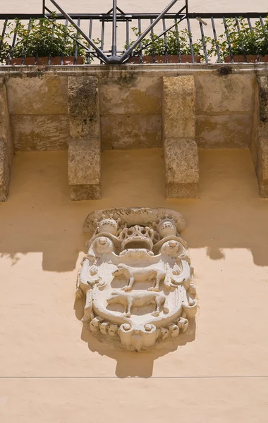 Ducal palace. Taurisano. Puglia. Italy. — Stock Photo, Image