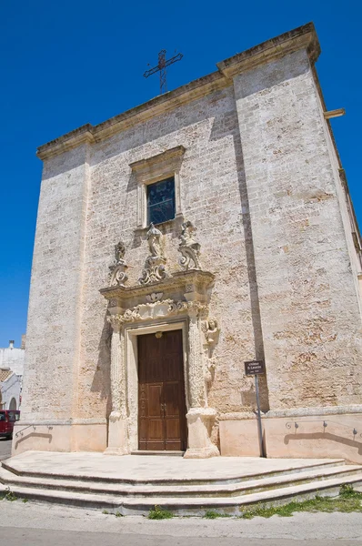 Templom Szent leucio. Felline. Puglia. Olaszország. — Stock Fotó