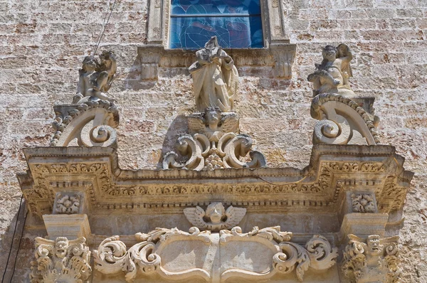 Kostel svatého leucio. Felline. Puglia. Itálie. — Stock fotografie