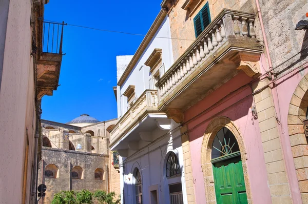 Para o beco. Alessano. Puglia. Itália . — Fotografia de Stock