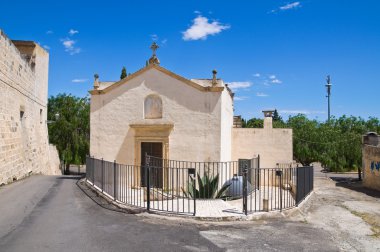 Kilise madonna del curato. Ugento. Puglia. İtalya.