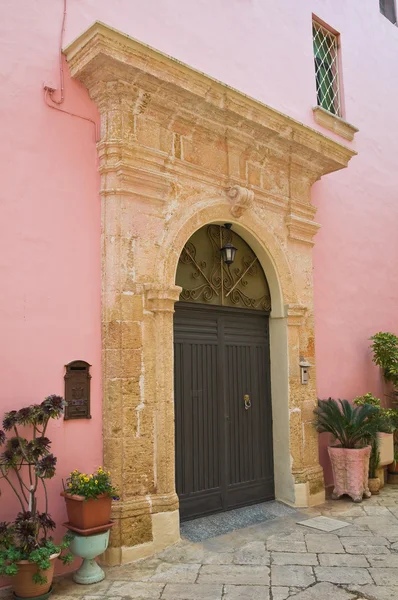 Historical palace. Ugento. Puglia. Italy. — Stock Photo, Image