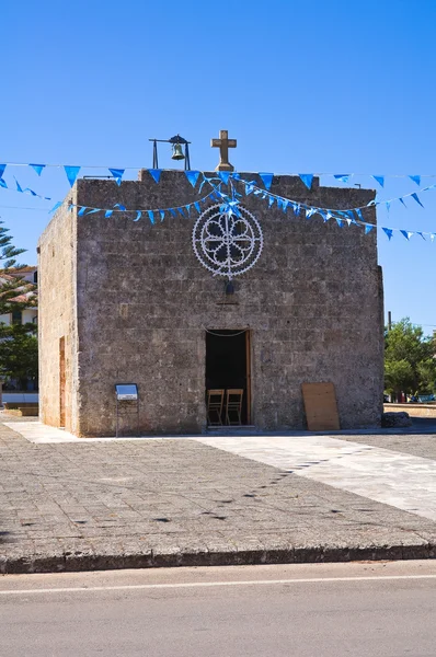 Madonna dei panetti Kościoła. Acquarica del capo. Puglia. Włochy. — Zdjęcie stockowe