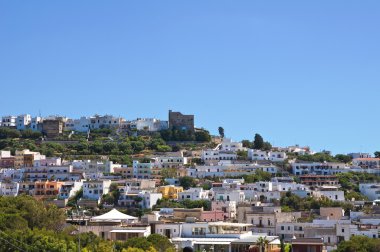 Canan panoramik manzaralı. Puglia. İtalya.