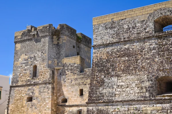 Zamek castro. Puglia. Włochy. — Zdjęcie stockowe