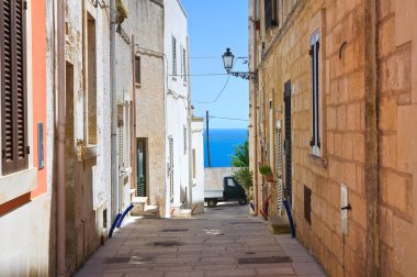 alleyway. Castro. Puglia. İtalya.