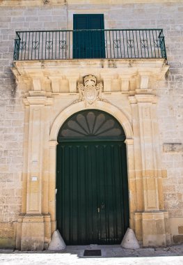 sossi Sarayı. Poggiardo. Puglia. İtalya.