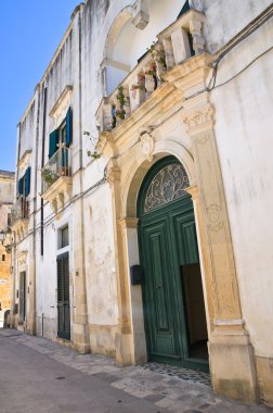 alleyway. Poggiardo. Puglia. İtalya.