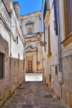 alleyway. Poggiardo. Puglia. İtalya.