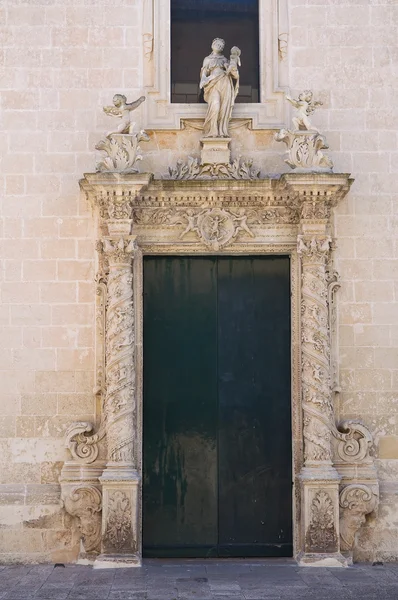 Kyrkan av madonna delle grazie. Maglie. Puglia. Italien. — Stockfoto