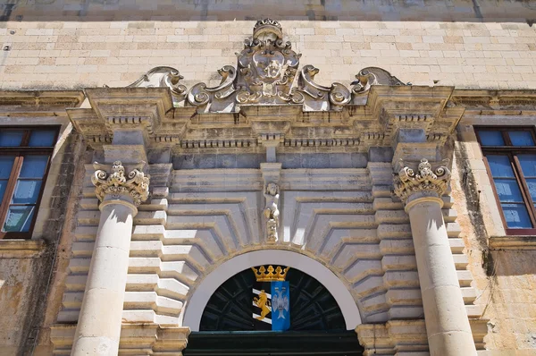 Palácio Capece. A Maglie. Puglia. Itália . — Fotografia de Stock