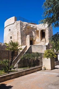 palmariggi Kalesi. Puglia. İtalya.