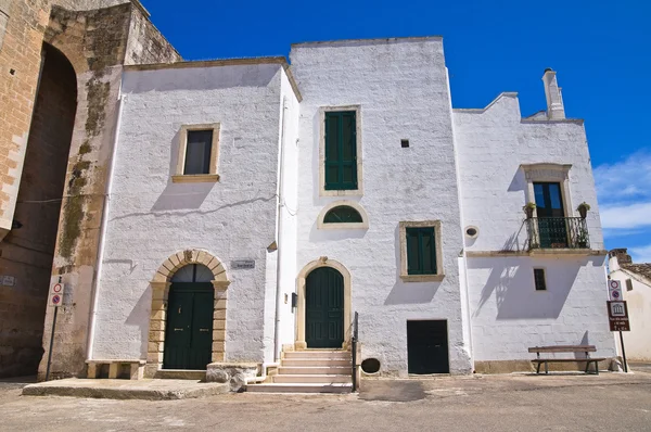 Uličky. Palmariggi. Puglia. Itálie. — Stock fotografie