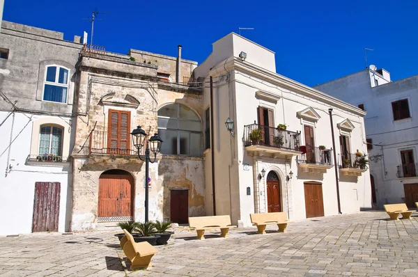 Een steegje. Een Mottola. Een Puglia. Italië. — Stockfoto