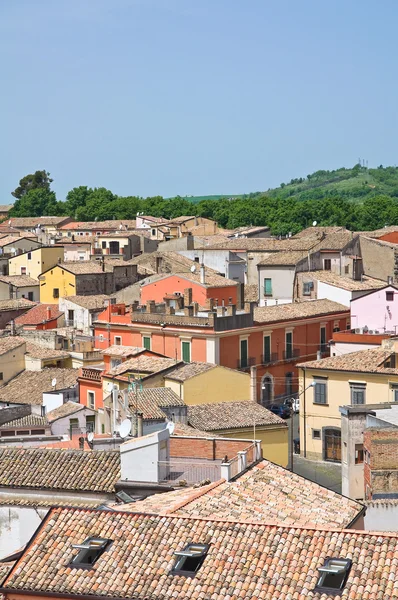 Panoramablick auf Melfi. Basilikata. Italien. — Stockfoto