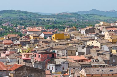 melfi panoramik manzaralı. Basilicata. İtalya.