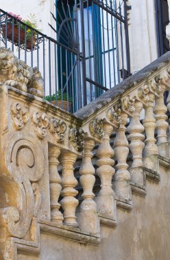 d'amore Sarayı. Lecce. Puglia. İtalya.