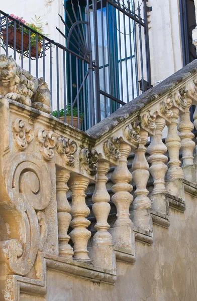 Palazzo D'Amore. Lecce. Puglia. Italia . — Foto Stock