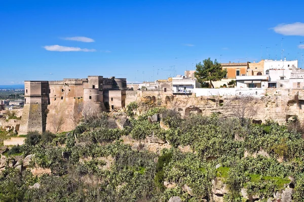 Panoramatický výhled na Massafru. Puglia. Itálie. — Stock fotografie