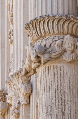 Duomo Kilisesi. Lecce. Puglia. İtalya.