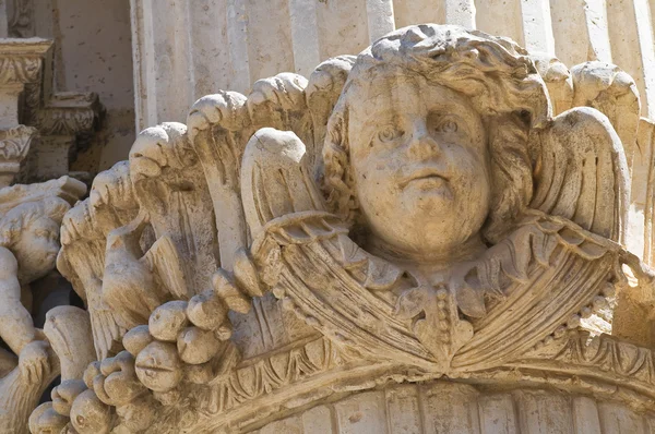 Kilise st. angelo. Lecce. Puglia. İtalya. — Stok fotoğraf