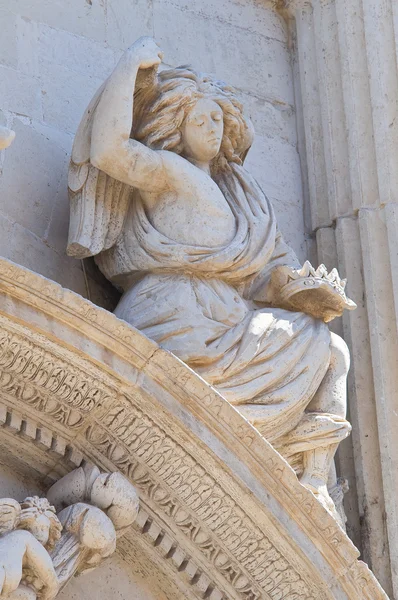 Kilise st. angelo. Lecce. Puglia. İtalya. — Stok fotoğraf