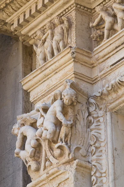 Dom church. Lecce. Puglia. Italië. — Stockfoto