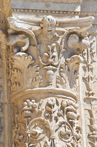 Igreja de Santa Maria degli Angeli. Lecce. Puglia. Itália . — Fotografia de Stock