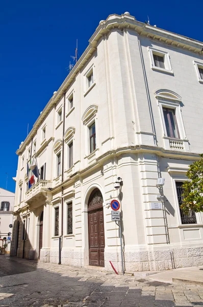 Montenegro palace. Brindisi. Puglia. Italy. — Stock Photo, Image